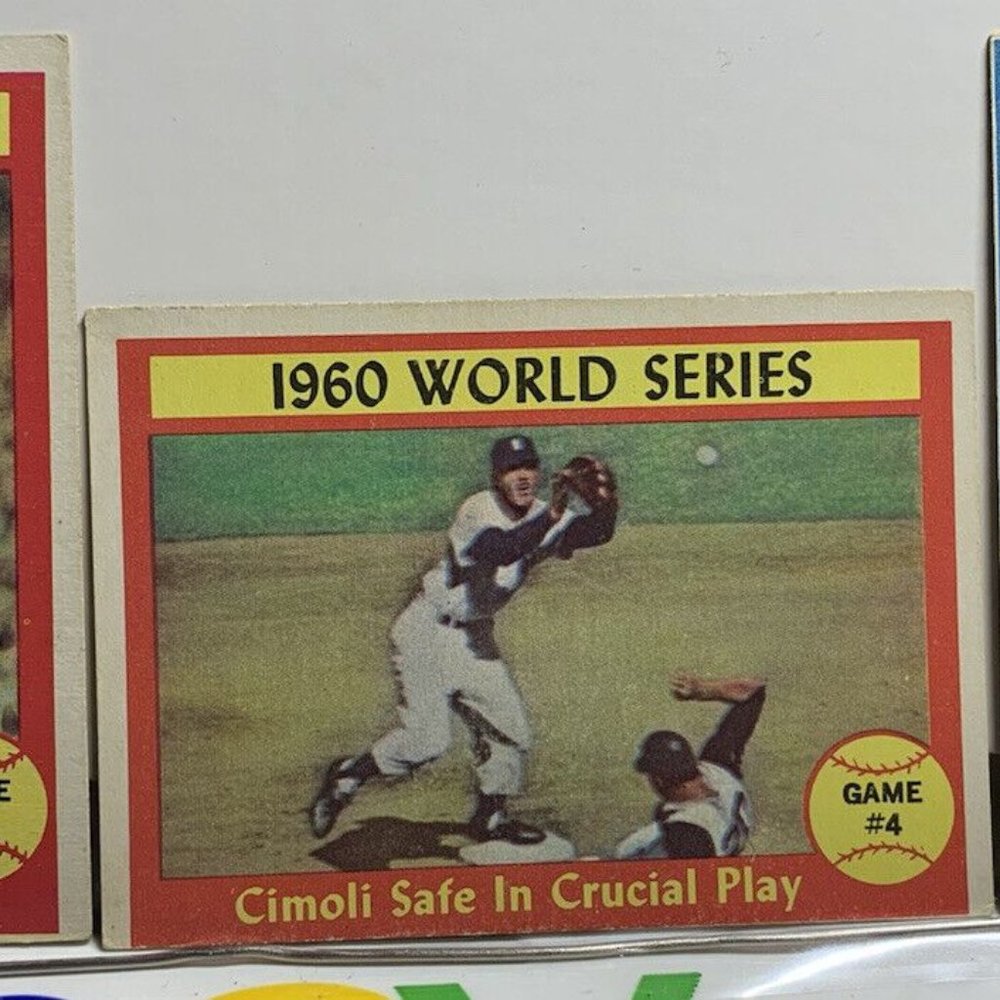 3- high grade!  1961 Topps Baseball Pittsburgh Pirates card lot #306, #309, #310